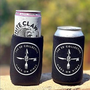 Recycled Neoprene Beer Koozies Can Coolers LOGO
